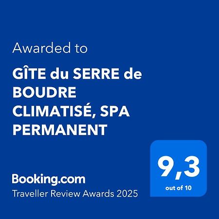 Gite Du Serre De Boudre Climatise, Spa Permanent Buisson Екстериор снимка