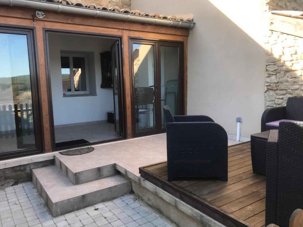 Gite Du Serre De Boudre Climatise, Spa Permanent Buisson Екстериор снимка