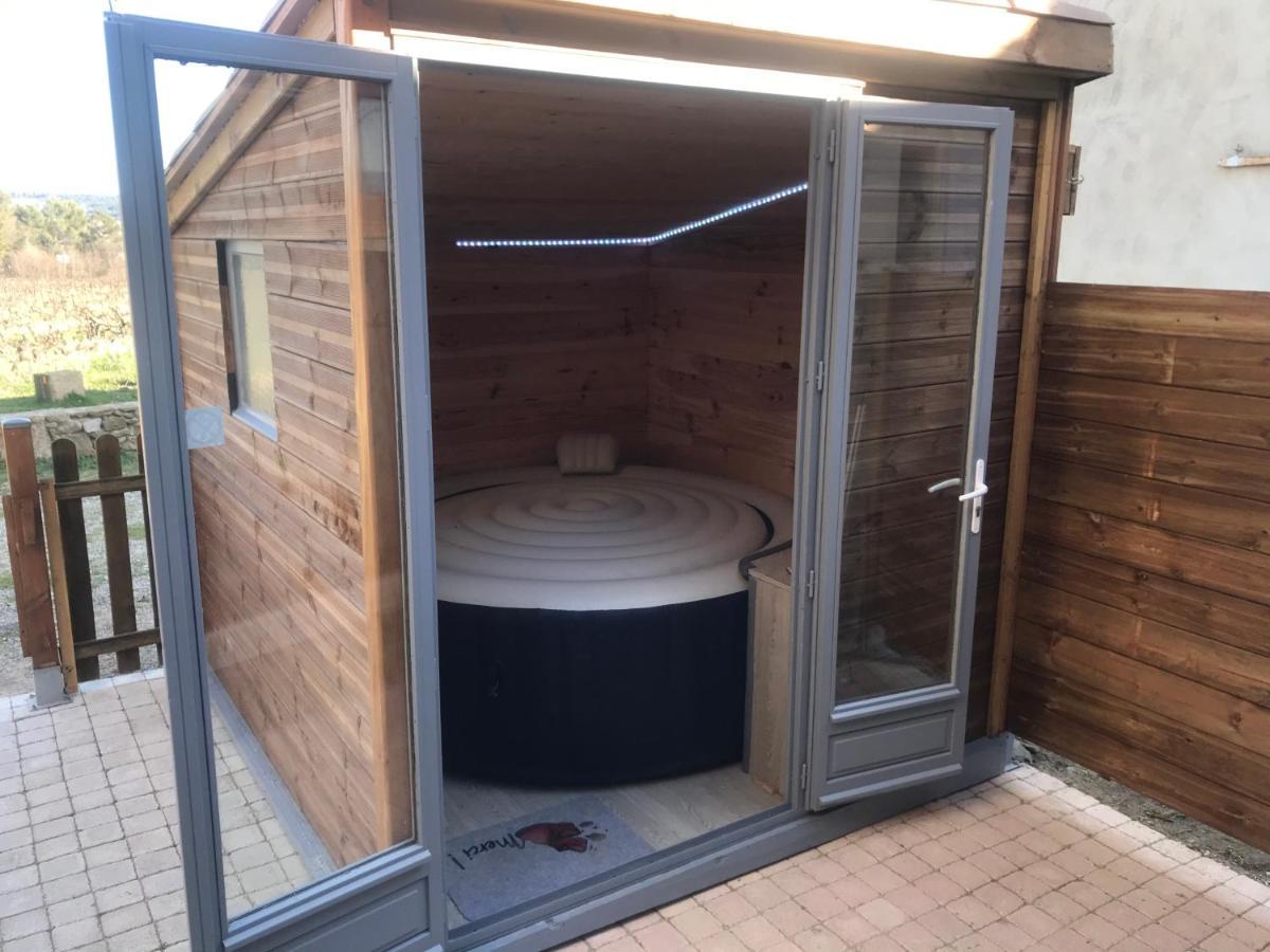 Gite Du Serre De Boudre Climatise, Spa Permanent Buisson Екстериор снимка